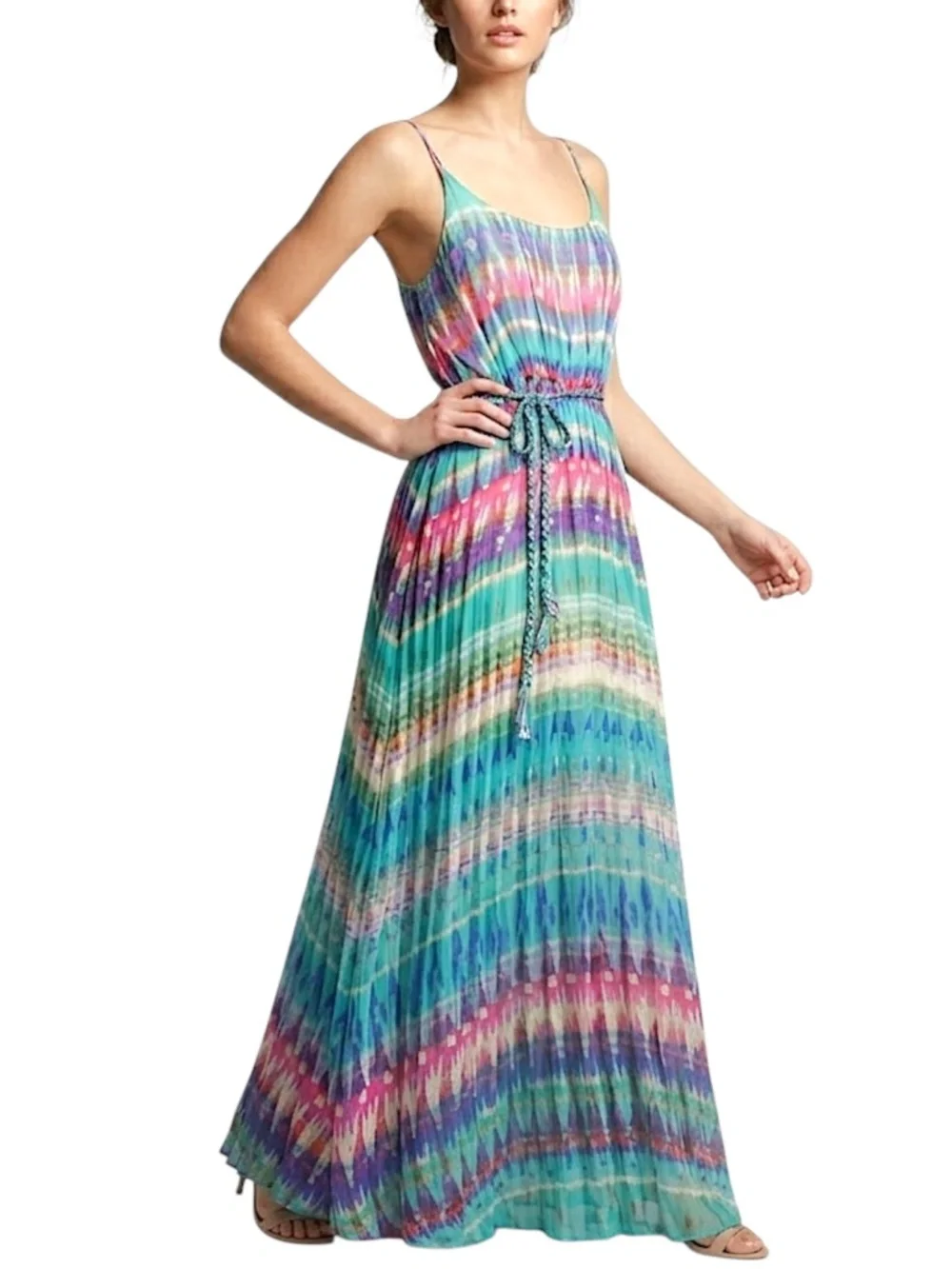 charlie jade maxi dress charlie jade | Dresses | Charlie Jade Pure Silk Chiffon Turquoise Geometric  Print Flowy Maxi Dress Xs